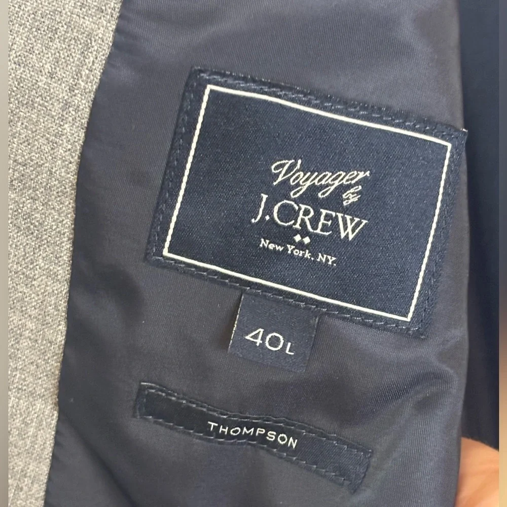 Voyager by J. Crew Gray Wool Thompson Jacket